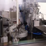 Close up shot of the FW-5050 Floss Winder main operation area.